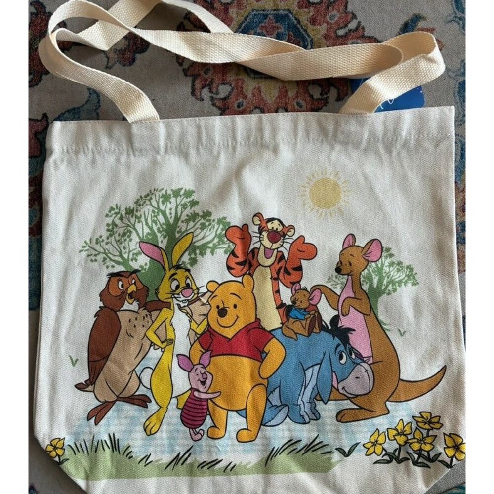 Disney Winnie the Pooh & Friends Canvas Tote Bag